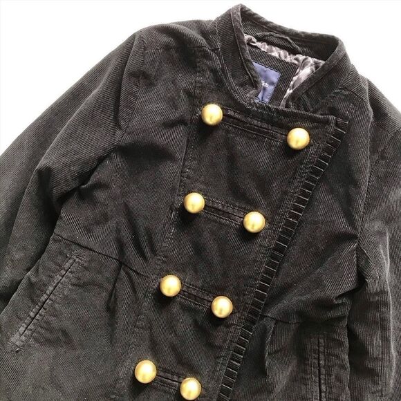 Gap kids black corduroy band jacket EUC M(8Y) - Picture 2 of 6